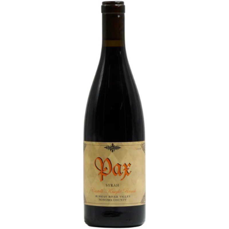 Pax Mahle ‘Castelli-Knight Ranch’ Syrah 2013 – MUSEUM RELEASE