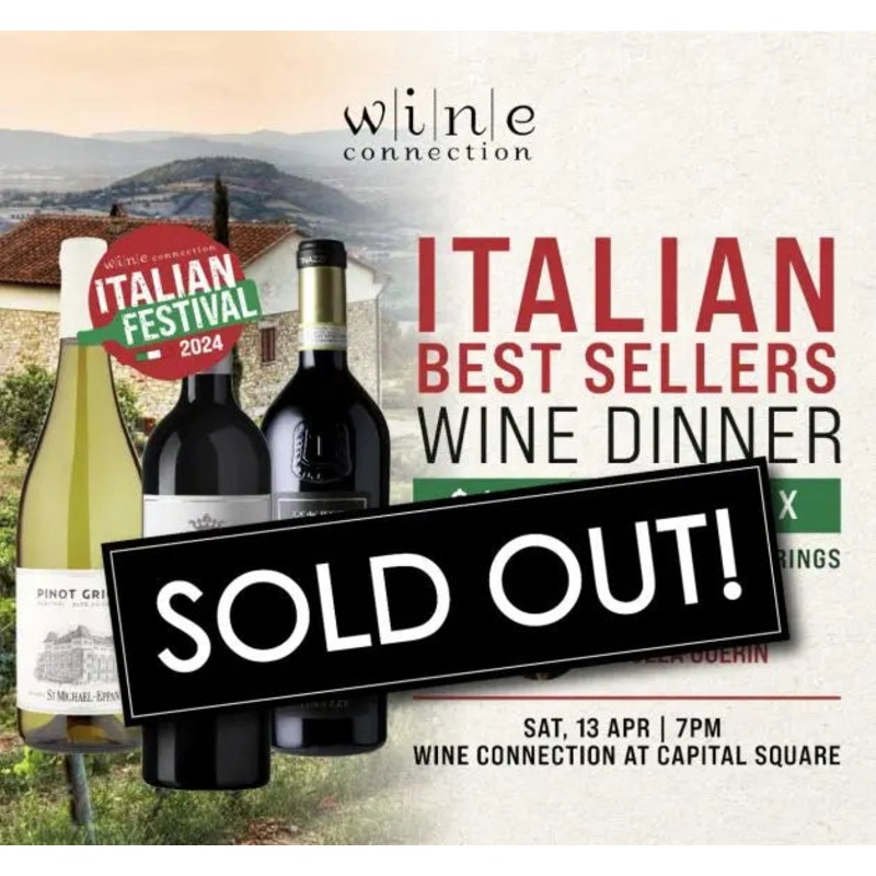 Italian Best Sellers Wine Dinner