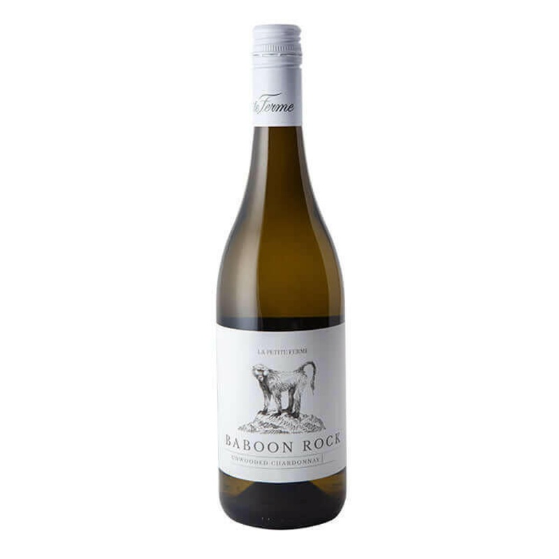 Baboon Rock Unwooded Chardonnay, Franschhoek, La Petite Ferme 2024