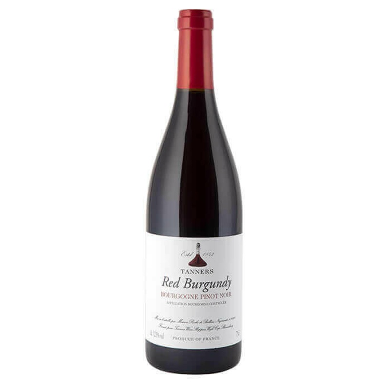 Tanners Red Burgundy, Bourgogne Pinot Noir 2021
