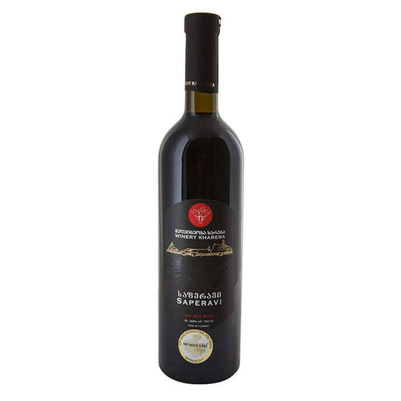Winery Khareba Saperavi Classic, Dry Red Wine 2020
