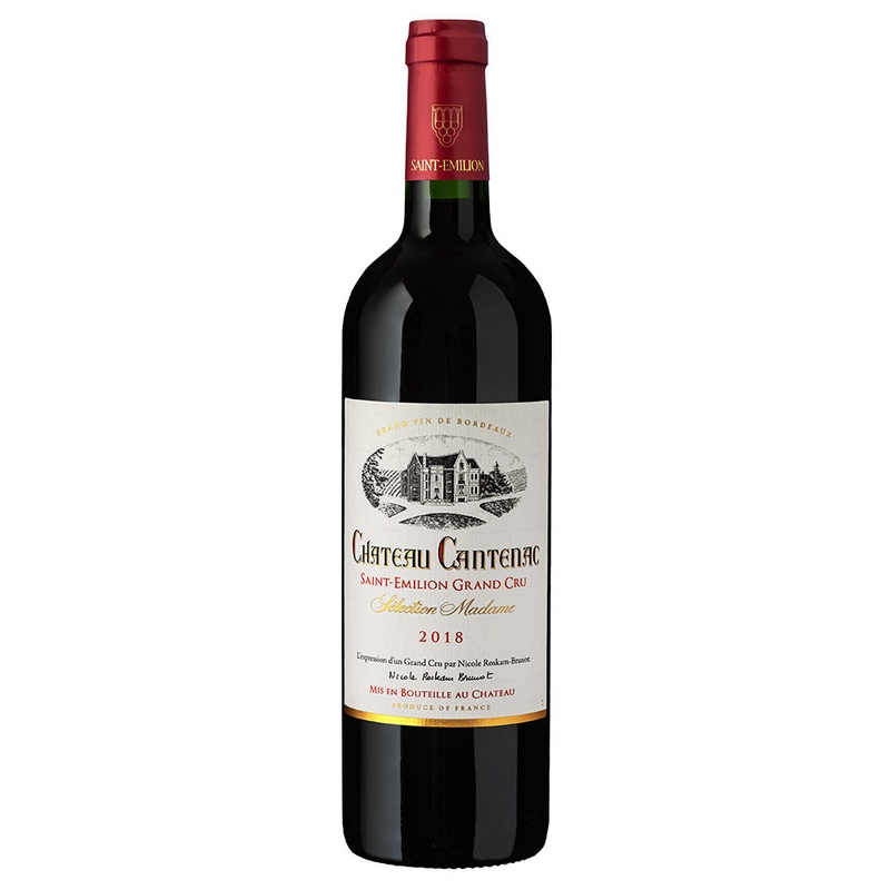 Chateau Cantenac Slection Madame Saint milion Grand Cru 2018