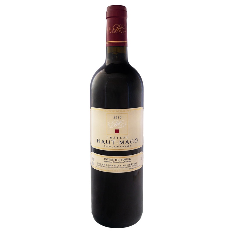 Chateau Haut-Maco Jean Bernard Cotes-de-Bourg Bordeaux 2015