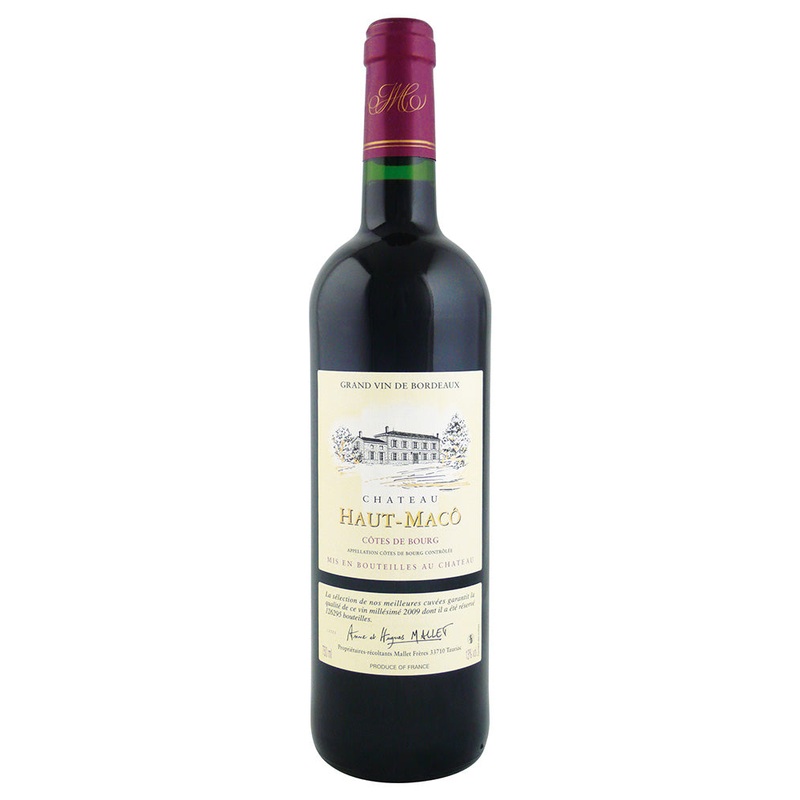 Chateau Haut-Maco Traditionnelle Ctes-de-Bourg Bordeaux 2016