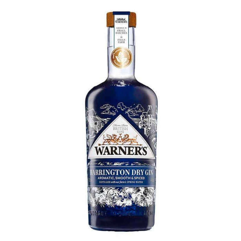 Warner’s Harrington Dry Gin, 44% vol