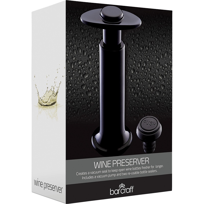 BarCraft Wine Saver Pump Gift