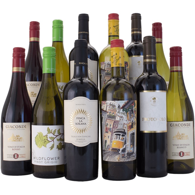 Wine Rack Pack – 12 Bottle Case