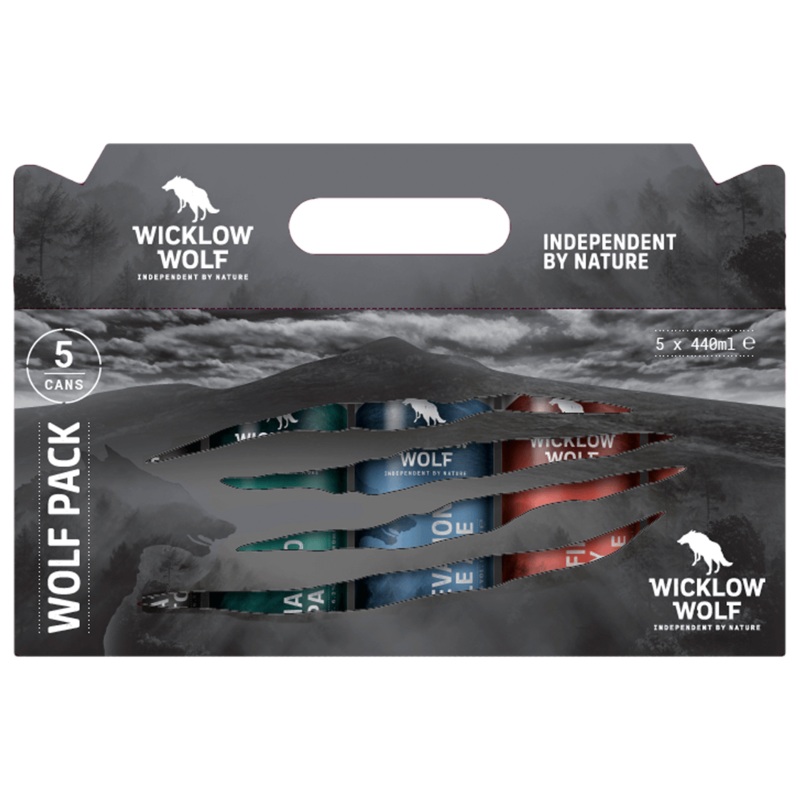 Wicklow Wolf 5 Can Gift Pack (44cl Cans)