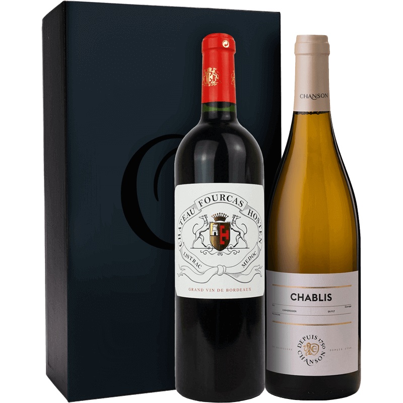 The Luxury French Wine Gift Set – Premium Bordeaux & Chablis Duo