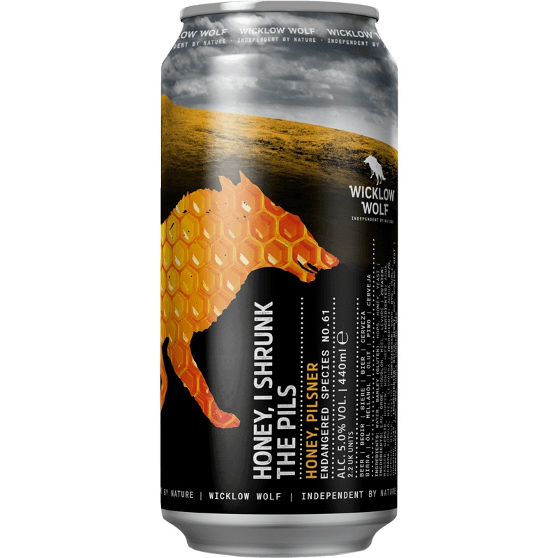 Wicklow Wolf Honey I Shrunk the Pils 44cl Can