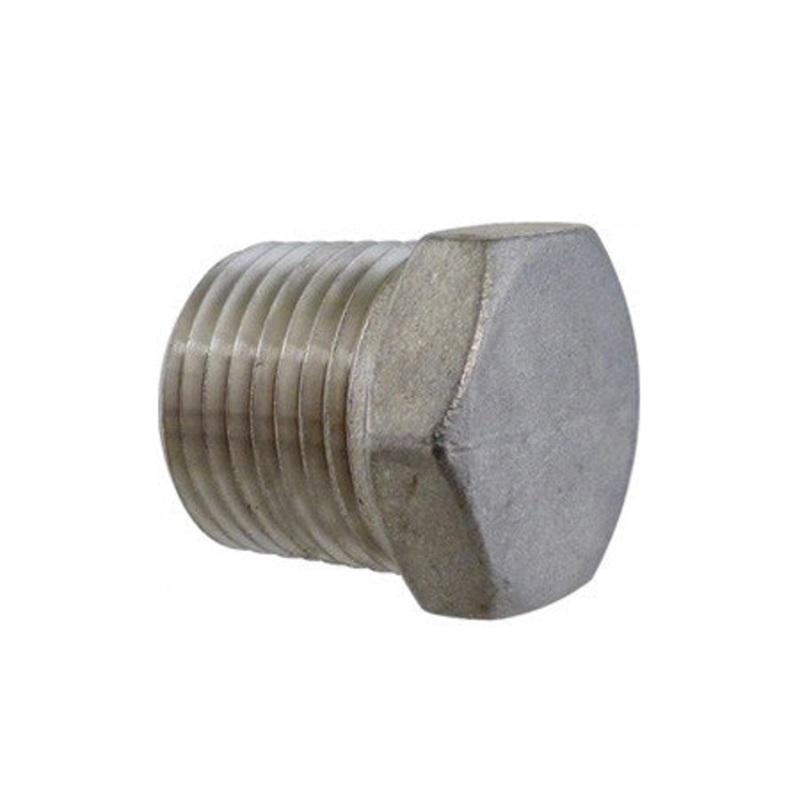 1/2 MPT Plug – Stainless