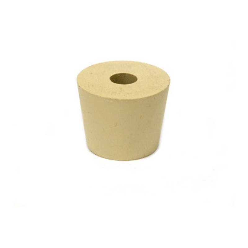 #6 Rubber Stopper (Drilled)