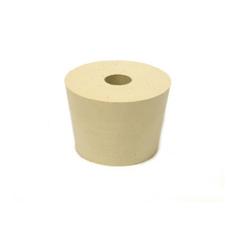 #7 Rubber Stopper (Drilled)