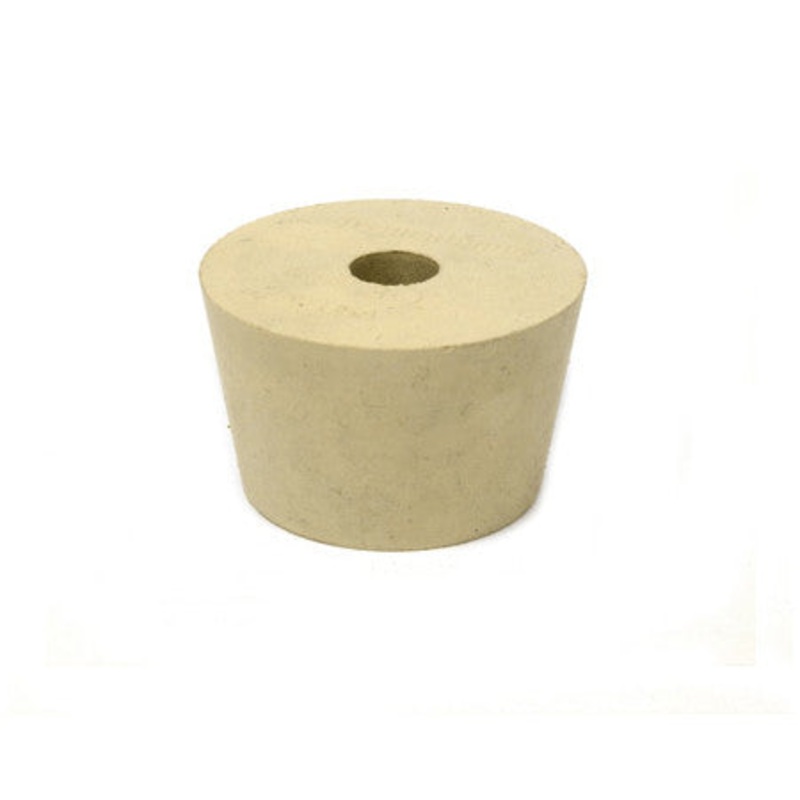#8 Rubber Stopper (Drilled)