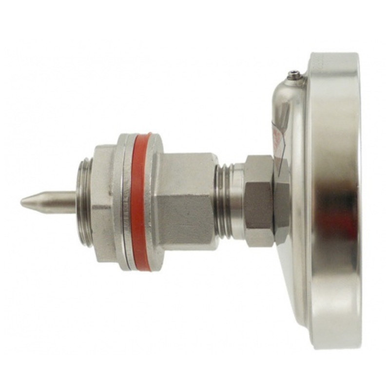 Stainless Weldless Thermometer 3 Face x 2 Probe