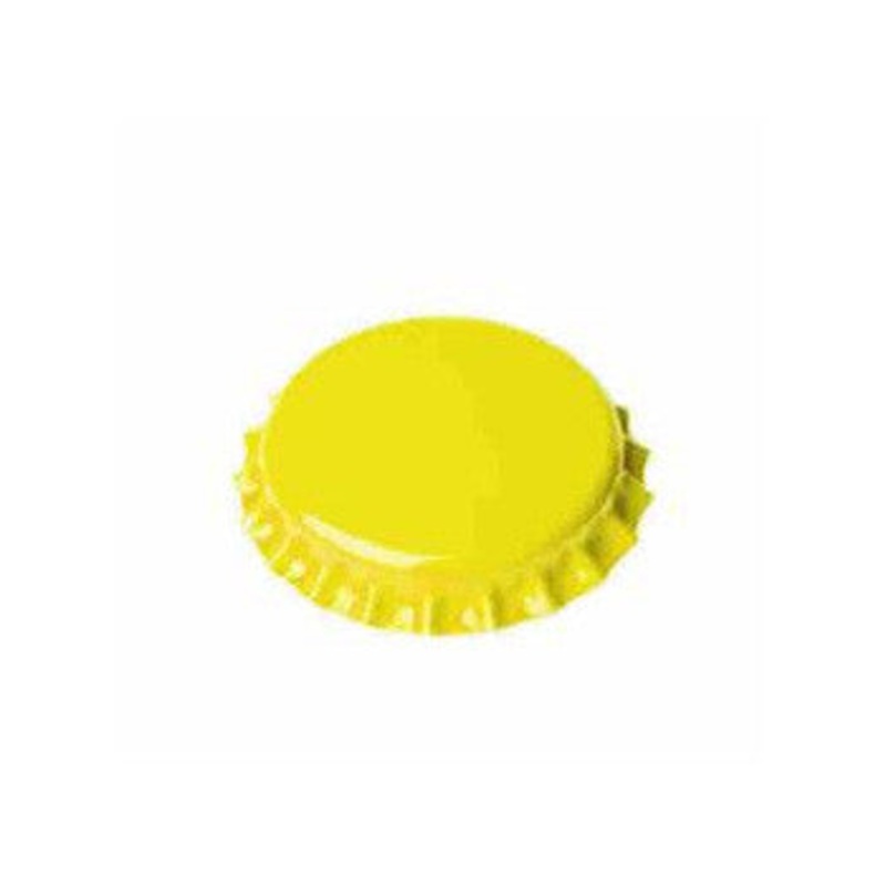 Yellow Oxygen Barrier Bottle Caps – 144 Count