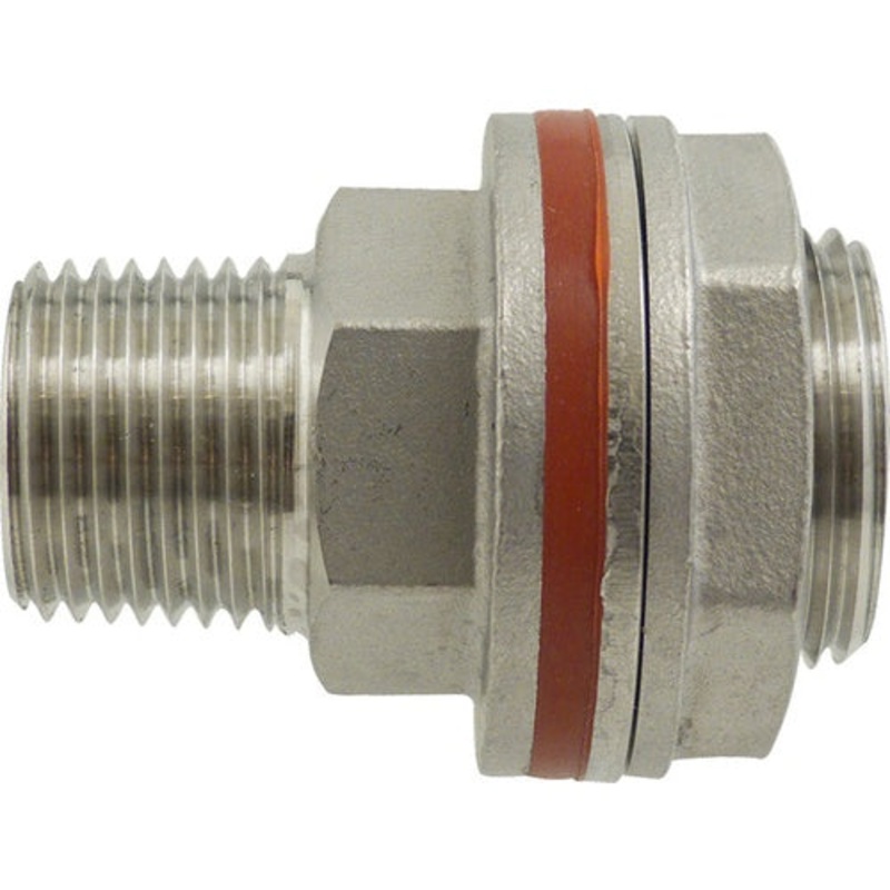 Stainless Weldless Bulkhead – 1/2 FPT x 1/2 MPT