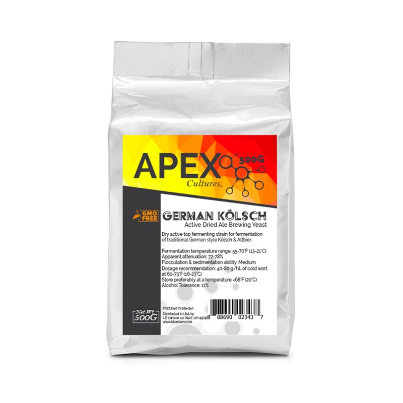 Apex Cultures Kolsch Yeast – 500g Brick