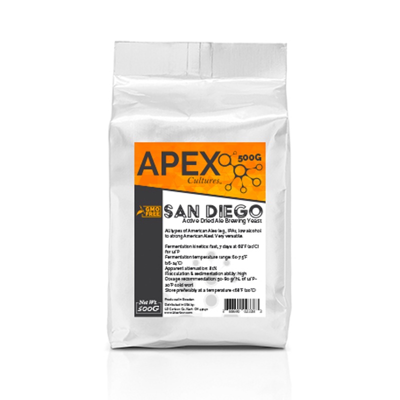Apex Cultures San Diego Ale Yeast – 500g Brick