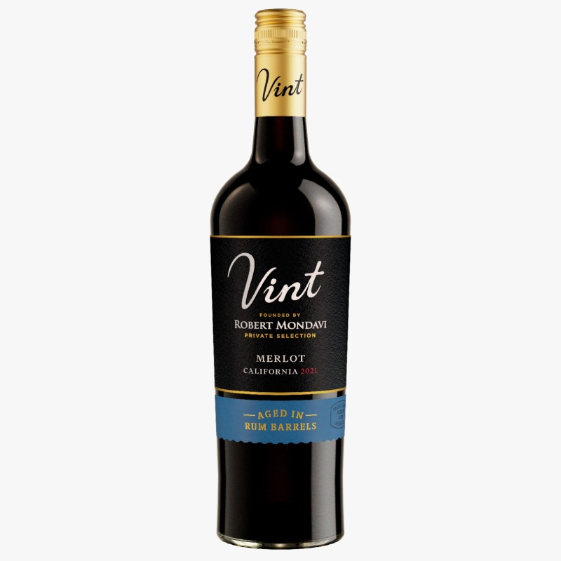 Vint by Robert Mondavi Private Selection Rum Barrel-Aged Merlot 2021