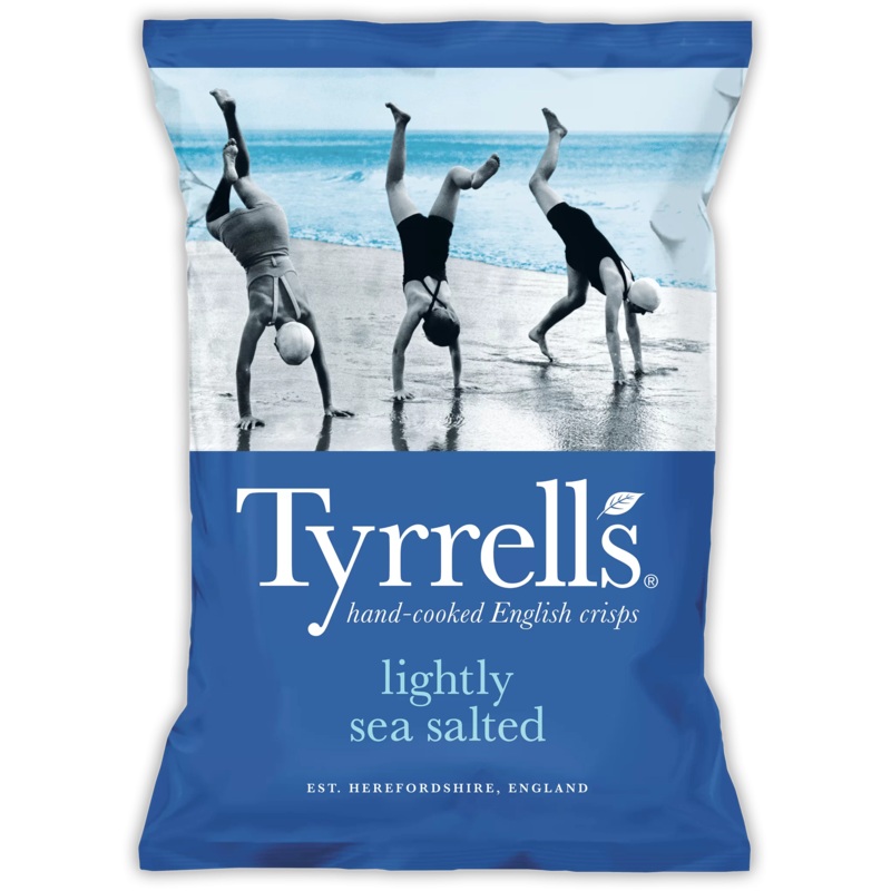 Tyrells Potato Chips|Lightly Sea Salted|Sweet Chili & Red Pepper|Mature Cheddar & Chives|Smoked Paprika|Sea Salt & Cider Vinegar|Sour Cream & Serenade Chili|Sea Salt & Black Pepper