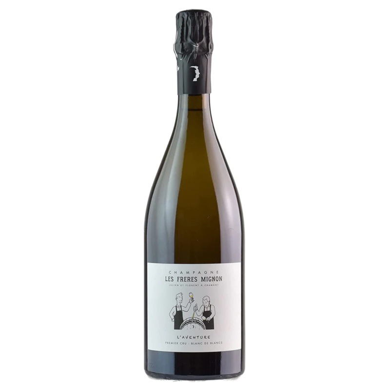 Champagne Les Freres Mignon l’Aventure Extra Brut Blanc de Blancs Premier Cru NV