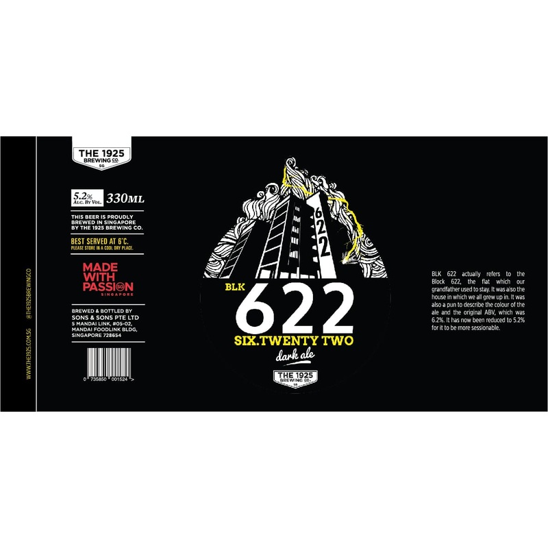 1925 Brewing Co. Blk 622 Dark Ale [3L Keg]