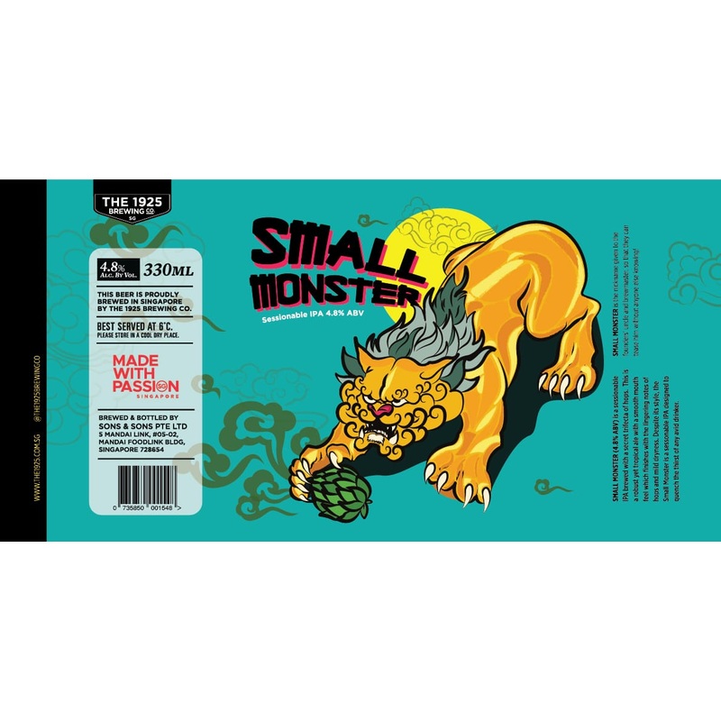 1925 Brewing Co. Small Monster Session IPA [3L Keg]