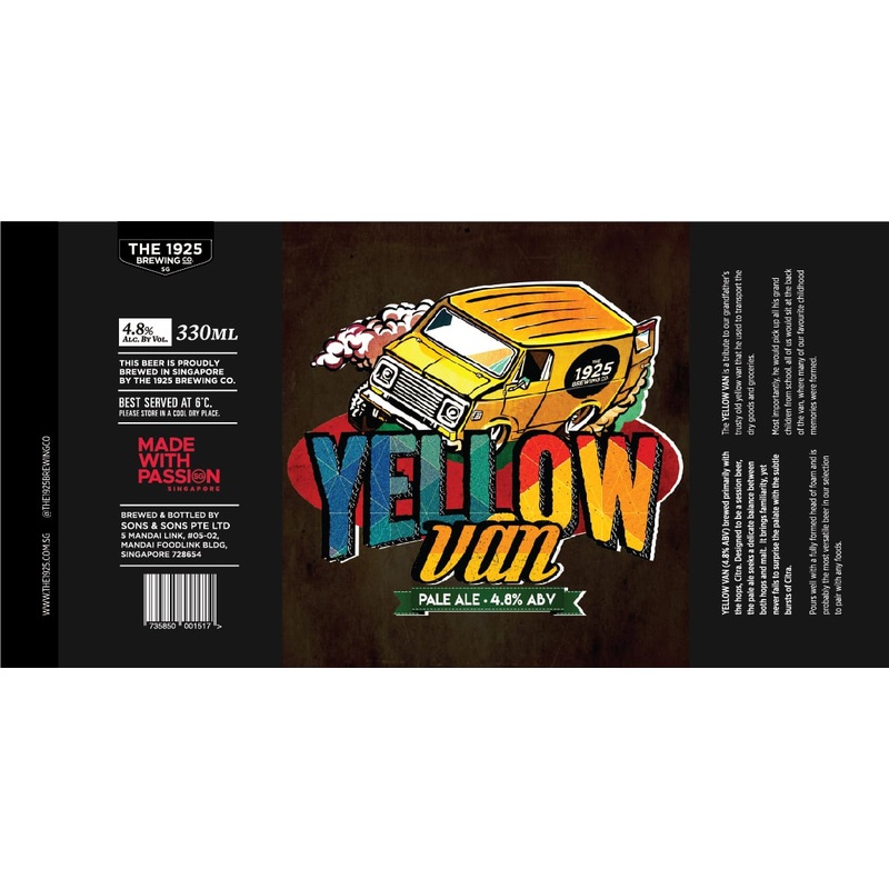 1925 Brewing Co. Yellow Van Pale Ale [3L Keg]