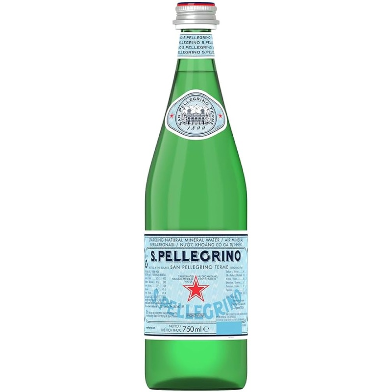 San Pellegrino Sparkling Water [Glass Bottle 750ML]