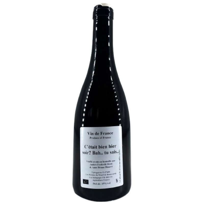 Anders Frederik Steen & Anne Bruun Blauert C’tait Bien Hier Soir? Bah.. Tu Sais.. 2021 500ML Jennie