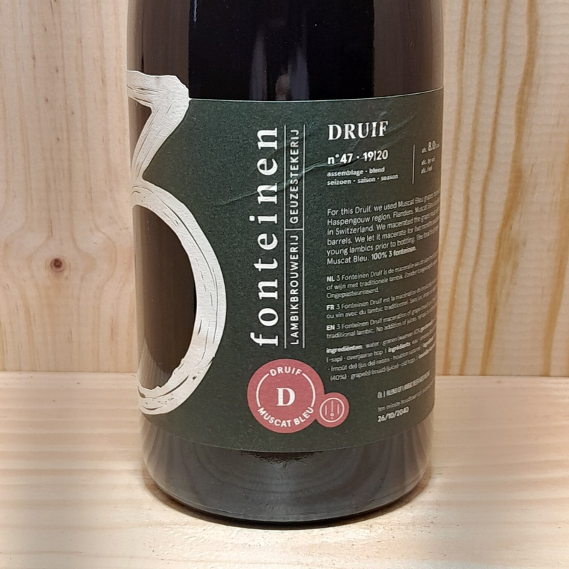 3 Fonteinen Druif Muscat Bleu 19/20 75cl