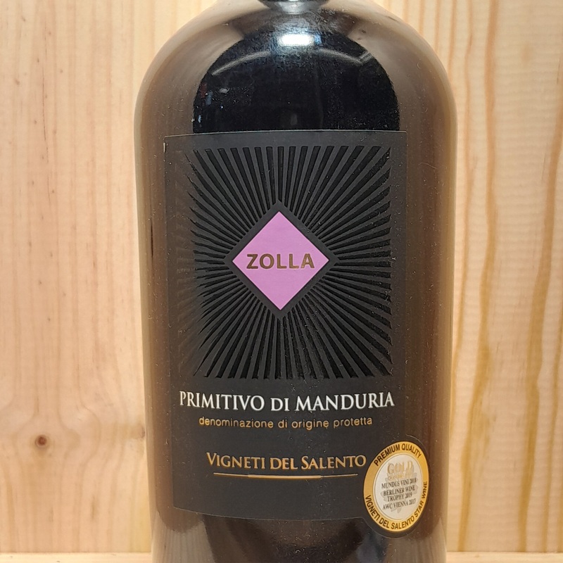 Vigneti del Salento ‘Zolla’ Primitivo di Manduria 2020
