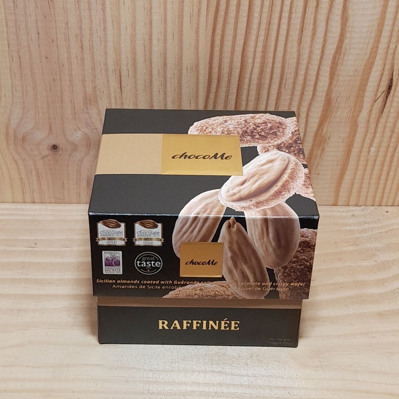 ChocoMe BOX Sicily Almonds Blond Choc120g Raffine