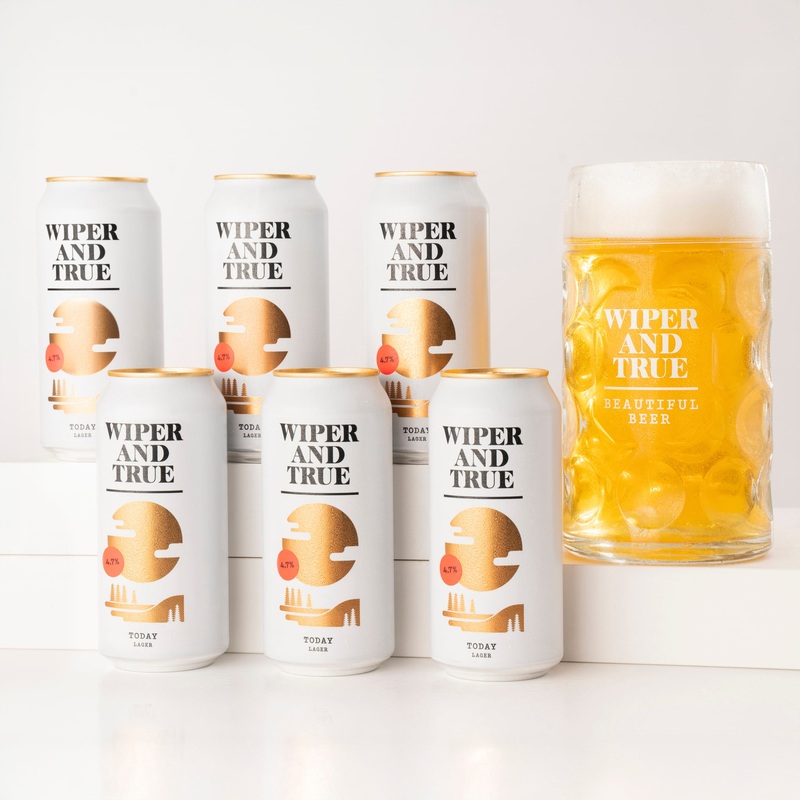 Lager Celebration Box: Stein Glass & Six Beers