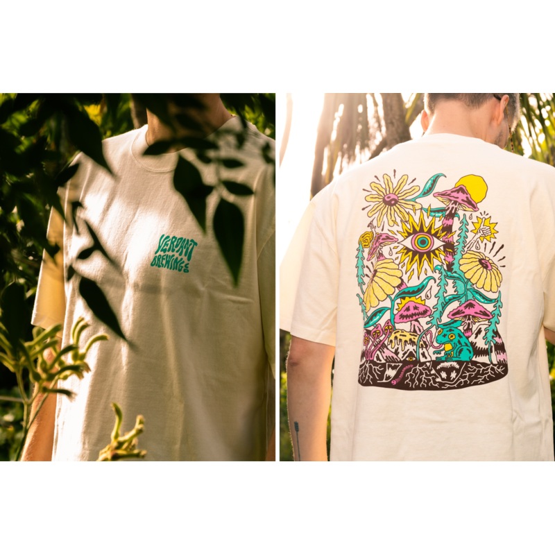 Back to Nature T-Shirt – Heavyweight Relaxed Fit – Faded Ecru