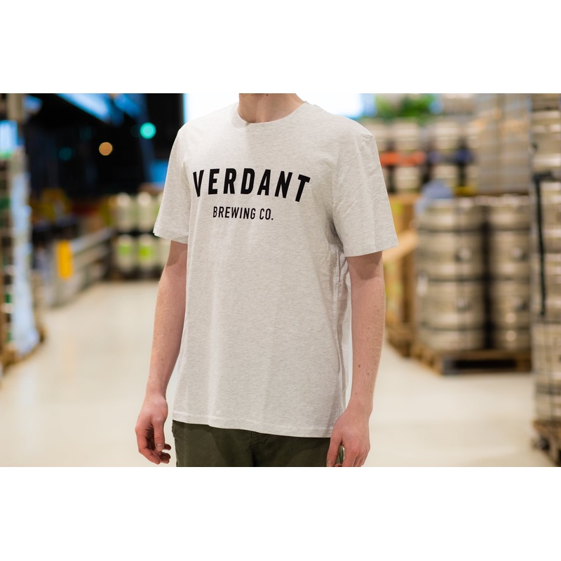 Classic Verdant Logo T-Shirt – Heather Grey