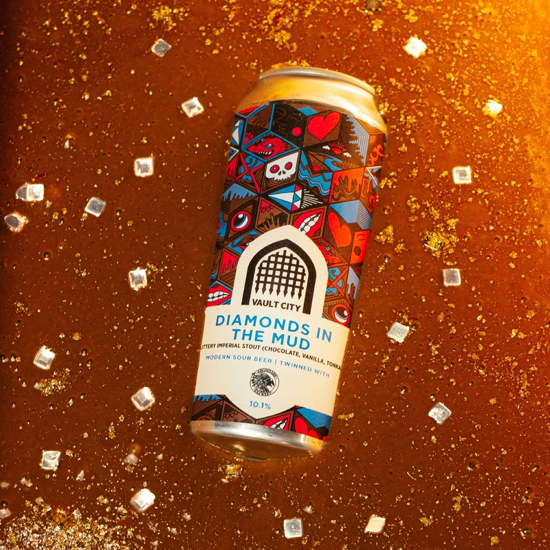 Diamonds in the Mud, Glittery Imperial Stout – Vault City x Amundsen