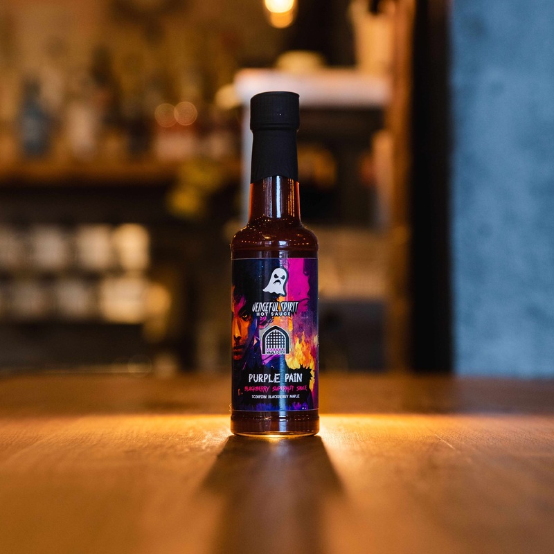 Vengeful Spirit, Purple Pain – Scorpion Blackberry Maple Superhot Sauce
