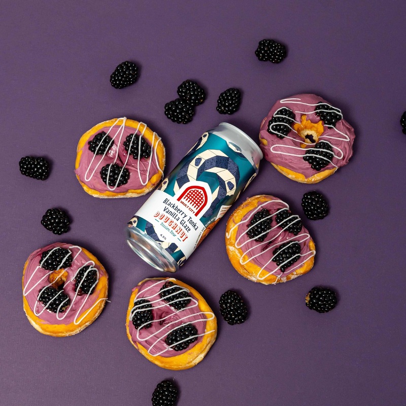 Blackberry Tonka Vanilla Glaze-Doughnut Session Sour