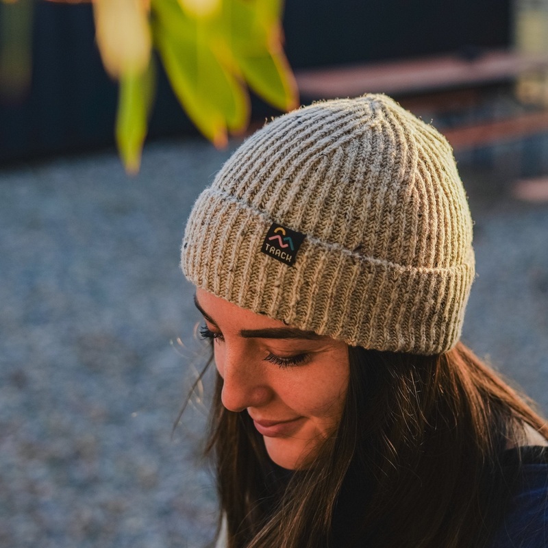 Donegal Beanie – Light Grey Flecked