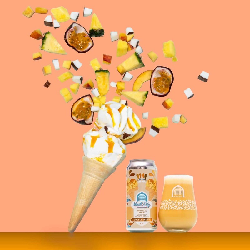 Tropical Swirl Double Scoop
