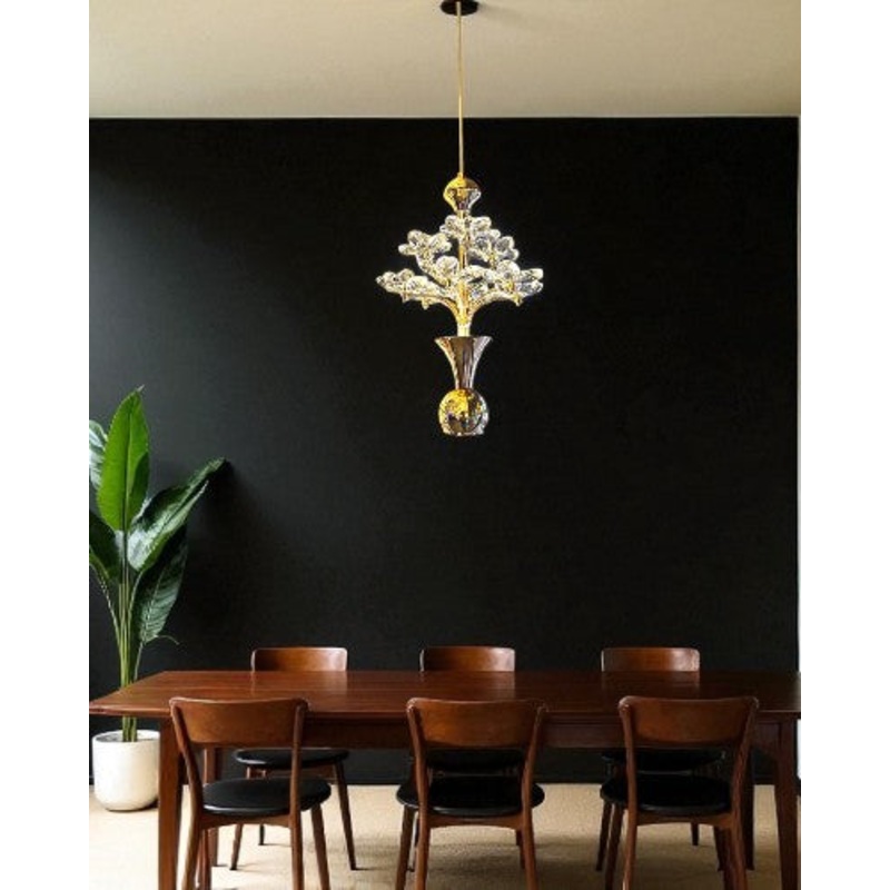 Crystal Blossom Pendant Light