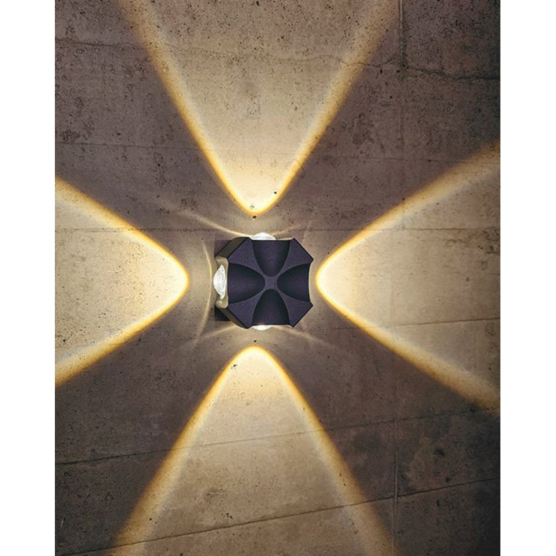 Radiant Starburst Led Wall Light
