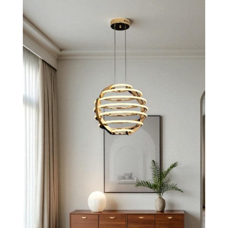 Aurora Spiral Pendant Light – 40 CM
