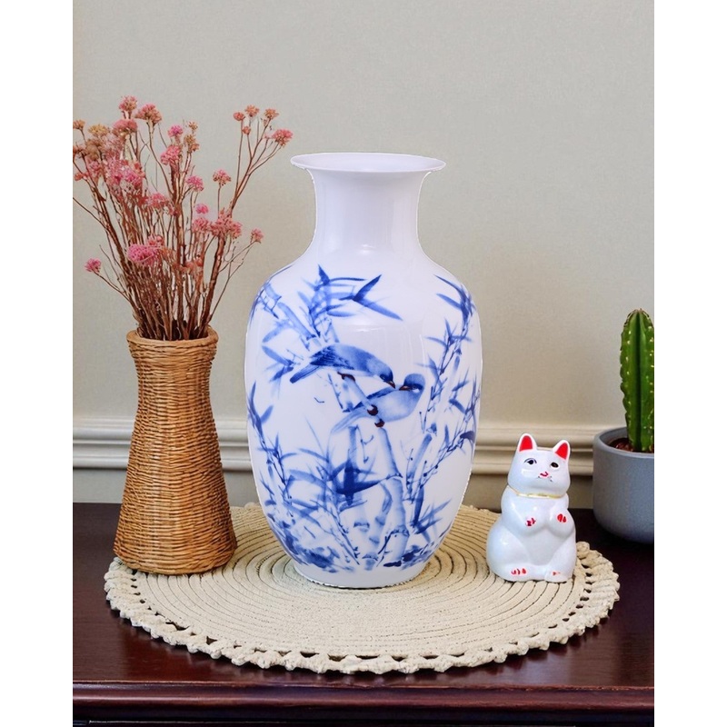 Bamboo Harmony Bone China Vase