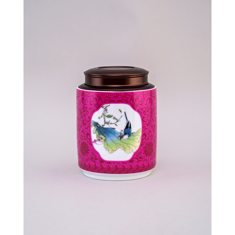 Canton Porcelain Storage Jar – Pink