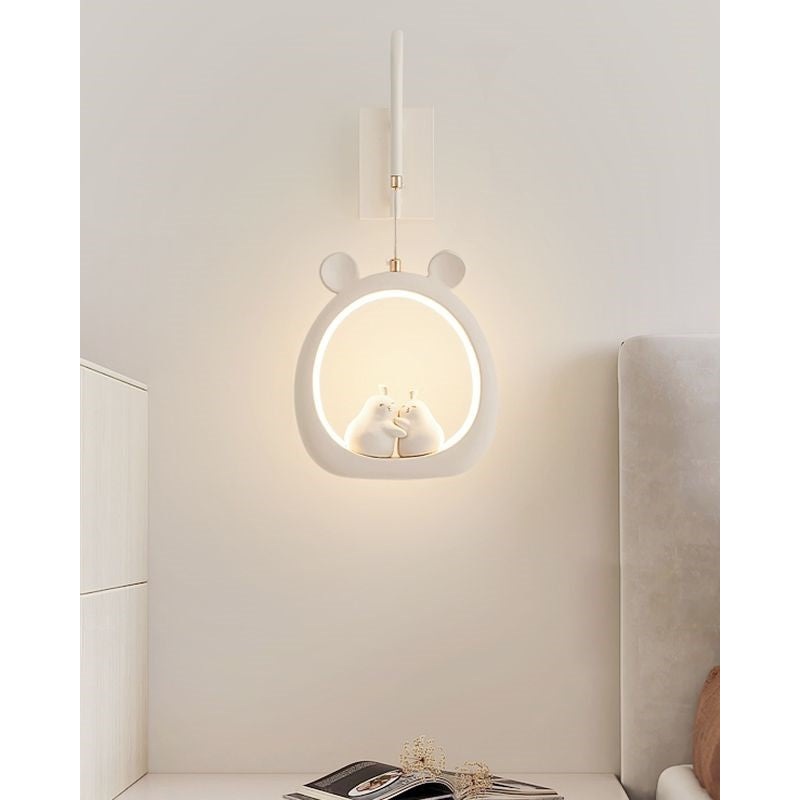 Cartoon Animal Ring Wall Light