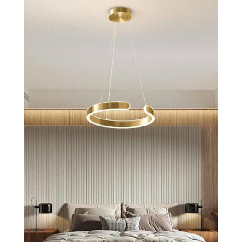 Eclipse Curve Chandelier