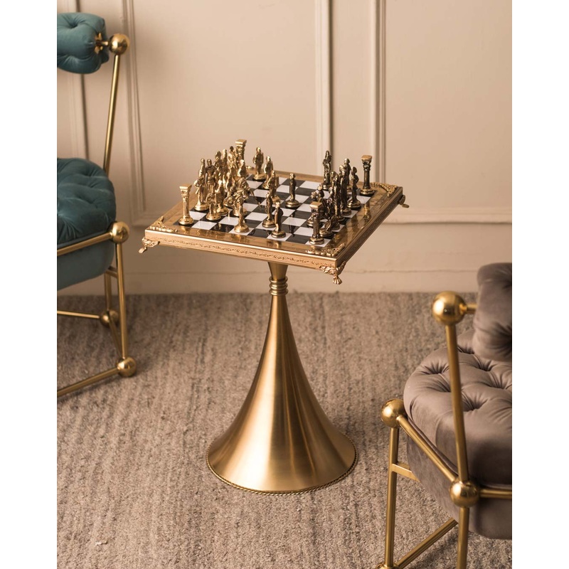 Historical Greek vs Roman Army Chess Set with Stand